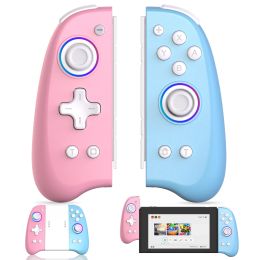 Gamepads For Switch OLED Wireless Gamepad NS Joycom Bluetooth Controller With Colourful Lights Game Handle For Nintendo Switch joypad