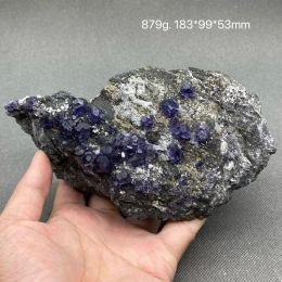 Pendants 100% Natural blue Purple fluorite cluster mineral specimens Gem level Stones and crystals