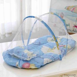 Crib Netting Infant Cotton Pillows Baby Mosquito Nets Foldable Bed Portable Folding Baby Bedding Crib Netting Bed Tent