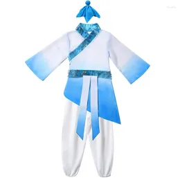 Stage Wear Children's Ancient Costume Hanfu Chinese Clothing Disciples Performance Boys And Girls Three-Character