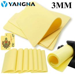 accesories 1/3/5/6/8/10pcs Big Tattoo Practice Skin 3mm Thick Double Side Fake Skin Sheet Big Blank Silicone Microblading Eyebrow Supply