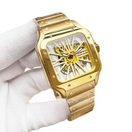 Designer relógio de quartzo esporte masculino relógio movimento automático feminino relógio de aço inoxidável homem relógios casais relógio