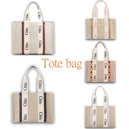 Borsa tote Borsa firmata Borsa tote in tela ad alta capacità di alta qualità Serie classica Viaggio estivo Comodo pendolarismo con lettere