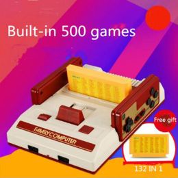 Players New product classic red and white video game console to send 132 in 1 game card for family game console support dropping