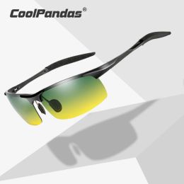 Eyewears CoolPandas High Quality Sunglasses For Men Polarised Cycling Glasses Women UV400 MTB Road Bike Goggles gafas de sol polarizadas