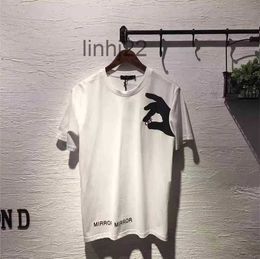 Offmen's T-shirts Mens White Irregular Arrow Summer Finger Loose Short Sleeve T-shirt for Men Designer Women Printed Letter x Onfeks5LF5