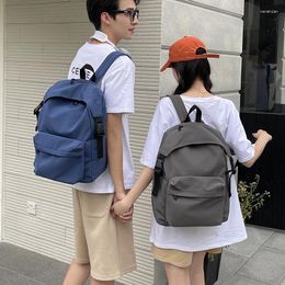 Backpack 2024 Est Casual Leisure Soft Women Men Nylon Schoolbags High Capacity Students Cool Designer Brands Shoulder Bags