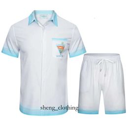 casas blancas shirt casablancs Mens Brand Shirt Top Dress Shirt Slim Fit Shirts Men Designer Shirt Top Quality US Size Designer Shirt 4411