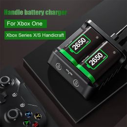 Chargers 2 x2600mAh Rechargeable Battery For Xbox Series X/S/Xbox One S/X Controller Battery For Xbox One + USB Battery Charger
