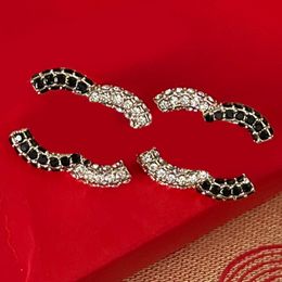 Superior Star Diamond Earrings Designer Studs Pearl Eardrop Brand Letter Earring Women Love Gifts Couple 925 Silver Copper Stud Fashion Accessorie Jewelry