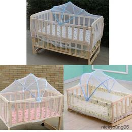 Crib Netting Baby Cradle Bed Mosquito Net Portable Foldable Infant Crib Mesh Mosquito Net Summer Indoor Control Insect Netting Cribs for Baby