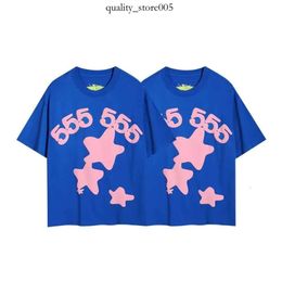 Spider Shirt Sp5der Designer T Shirt 2024 Summer For Men And Women Size S M L XL Graphic Tee Clothing 555 Spider Tshirt Pink Black 737