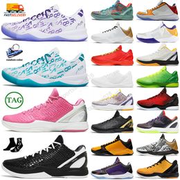 Classical Mamba Protro 6 Protros 8 Basketball Shoes Men Women Ginch Reverse Grinches Red Geen Lb20 Eybl Court Purple Radiant Emerald White Del Sol Trainers Sneakers