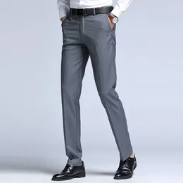 Men's Suits 2024 Spring Men Pants Korean Fashion Mens Business High Quality Casual Trousers Straight Man Clothing