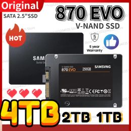 Boxs HOT 4TB SSD 870 EVO 250GB 500GB 1TB 2TB Internal Solid State Disc HDD Hard Drive SATA3 2.5 inch Laptop Desktop PC MLC disco duro