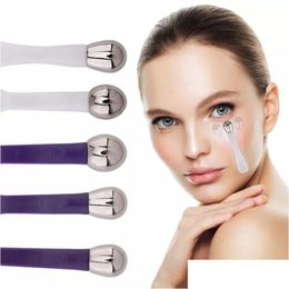 Other Household Sundries Plastic Handle Eye Cream Mas Stick Face Spoon Cosmetic Metal Essence Smear Into Beauty Drop Delivery Home Ga Dhzct