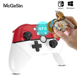 Gamepads Wireless Bluetooth Game Controller for Nintendo Switch Pro NS Lite PC NFC Turbo 6Axis Double Motor 3D Joysticks Gamepad