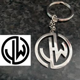 Chains Customised Any Logo Keychain For Women Men BFF Jewellery Stainless Steel Custom Name Letter Key Chain Pendant Keyring Accessories