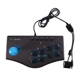 Control Retro Arcade Game Rocker Controller Usb Joystick For Ps2/Ps3/Pc/Android Smart Tv BuiltIn Vibrator Eight Direction Joystick