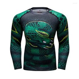 Men's T Shirts Cody Lundin Men Custom Printed T-shirts Tight Rash Guard MMA BJJ Jiu Jitsu Boxing Jersey Tattoo Compression Tees