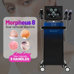 3 in 1Morpheus 8 Fractional RF Microneedle Micro-needle Machine With Cold Hammer Radiofrequency Acne Treatment Face Lift Skin Care Wrinkle Remover