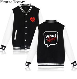 Frdun TWICE Baseball Jacket New Style Popular HipHop Harajuku Streetwear Fashion Autumn Winter Unisex Warm Jacket3243367