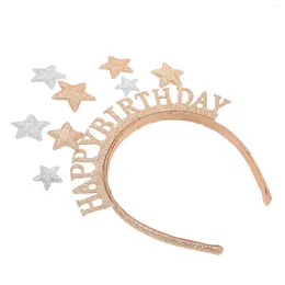 Bandanas Birthday Headband Holiday Headpiece Star Party Happy Hair Band