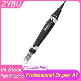 Dr.pen A7 Microneedle Pen with 12Pins Needles Cartridges Nano Wired Dermapen Skin Care Meso Kit Derma Pen Micro Needling Roller Skin Rejuvenation MTS Beauty Machine