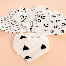 Dog Apparel Bandana Triangular Bandage Pet Neckerchief Simple Scarf Cotton Bibs