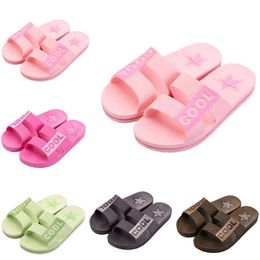 Style39 Men Women Slippers Summer Slides Sandals Summer Black Pink Coffee Green Blue Coast Bathroom Mens Antiskid Slipper Sandal Slide Size 36-45