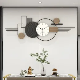 Wall Clocks 1950 American Style Big Clock Usa Kids Room Classic Aesthetic Watch Designer Nordic Atmosphere Saat Home Decoration