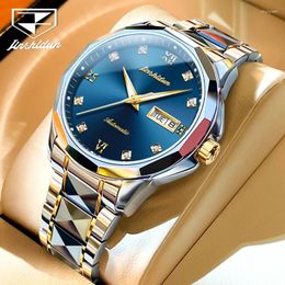 Wristwatches JSDUN Fashion Business Man Watch High Quality Automatic Mechanical Men's Watches Waterproof Classic Wrist Men