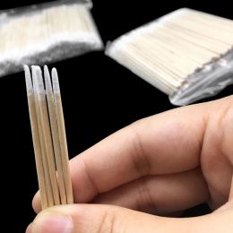 Medicine Cotton Swab Wood Disposable Tattoo Microblading Permanent Makeup Tools Safe Healthy for Cosmetic Beauty Soft Swab Stick Buds Tip