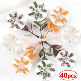 Decorative Flowers Artificial Eucalyptus Leaves DIY Green Fake Plants Leaf For Cake Candy Box Wedding Party Home Decoration Accessories