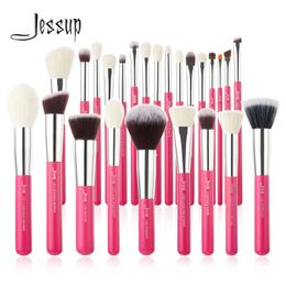 Jessup Makeup Brushes Set 1525pcs Make Up Brush naturalsynthetic FoundationパウダーブレンディングアイシャドウT195 240220