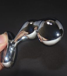 2016 big Stainless Steel Anal Plug Metal Prostate Massage Wand Sex Toys7008994