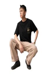 Men039s T Shirts TShirts Vintage Shirt Men Camo Pocket Men39s Black And White High Quality Cotton 20224146208