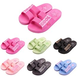 Men Women Slippers Summer Slides Sandals Summer Black Pink Green Blue Coast Bathroom Mens Antiskid Slipper Sandal Size 36-45