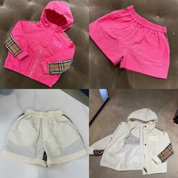 Kinderkleidung Designer Mädchen Casual Herbst Frühling Sets Sonnenschutz Jungen Baby Set Mädchen Langarm Strickjacke Faltenrock 100-140