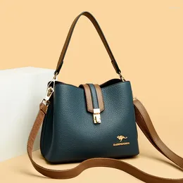 Evening Bags Trendy Large Capacity Ladies Shoulder Bag Luxury Designer Fashion Crossbody High Quality Leather Women's Handbag Wallet