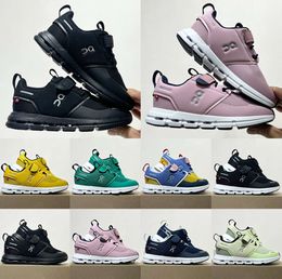 2024 On Cloud Kids Shoes Sports Outdoor Athletic UNC Black children White Boys Girls Casual Fashion Sneakers Kid Walking Toddler Sneakers Size 26-37k