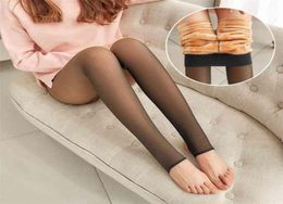 Leggings Women Thick Legins Through The Meat Warm Pants Women039s Leggings Warm Mesh Leggins For Womens Winter Clothes 2109016812883