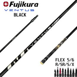 Golf Drivers Shaft Fuji-Ven 5/6/7 Black Colour Highly Elastic Graphite Club Shafts Flex R/S/X Free Assembly Sleeve And Grip