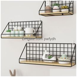 Bathroom Shelves Shees Wall Mounted Punch Corner Storage Rack Shower Floating Shelf Hanging Basket Shampoo Holder 230615 Drop Delive Dhbao