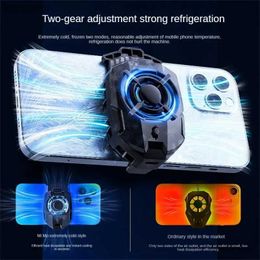 Other Cell Phone Accessories Universal Mini Mobile Phone Cooling Fan Radiator Back Clip Type Radiator For PUBG Game Semiconductor Heat Dissipation For IPhone 24022