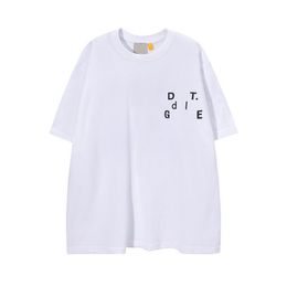 Designer Galleries Tee Depts T-shirts Man Womens Tees ink splash graffiti letters loose short-sleeved round neck clothes 31LB