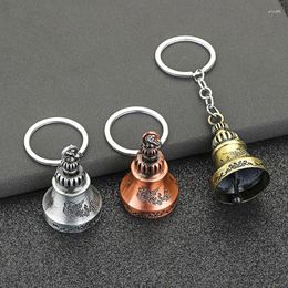 Keychains Fashion Men Key Chain Car Women Metal Keychain Holder Wind Bells Party Gift Ring Jewellery Backpack Accessories