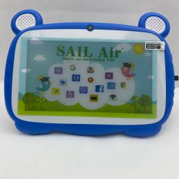 Players 7 Inch Unbreakable Screen Android Tablet Pc With SIM Slot Game Pad Children's Gift PreInstalled App Learning Tab For Kids