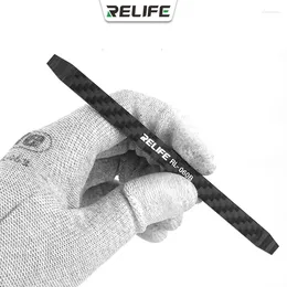 Professional Hand Tool Sets RELIFE RL-060B Carbon Fibre Disassembly Crowbar Anti-static Non-magnetic For IPhone Samsung Smartphone Pry