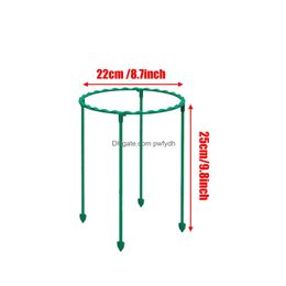 Other Garden Tools 25 40 55 70 85Cm Plastic Column Vine Plant Bracket Potted Flower Tomato Support Pile Climbing Frame 230816 Drop D Dhfxd